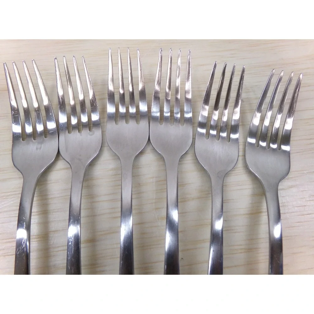 Zwilling J A Henckels Bellasera 18/10 Stainless Dinner Forks Satin Lot of 6